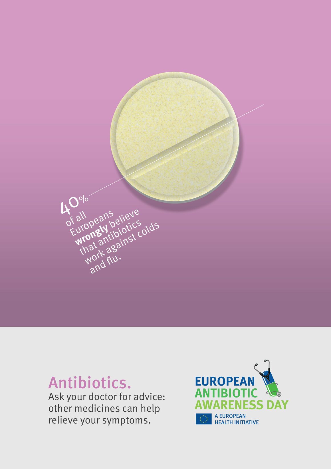 Antibiotics. Ask your doctor for advice: other medicines can help relieve your symptoms.